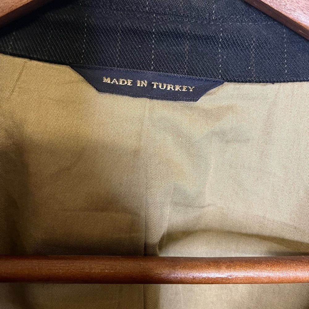 Banana Republic Classic Dark Navy Pinstripe Men's Blazer Size 48L RN 54023 - Picture 16 of 16